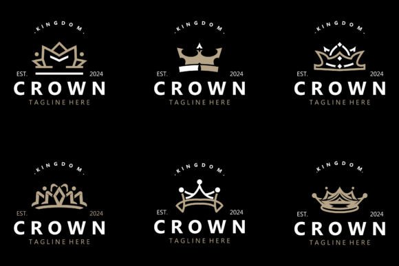 Download Crown Vintage Logo Simple Design - Vintage Collection