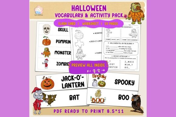 Download Halloween Vocabulary &amp; Activity Pack - Premium Resources