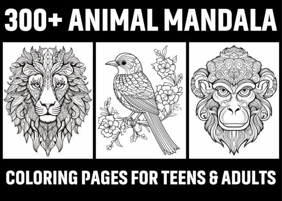 Download 300+ Animal Mandala Coloring Pages - Animal Collection