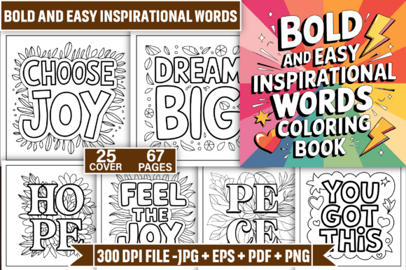 Download Bold Easy Inspirational Words Color Page - Rat Collection