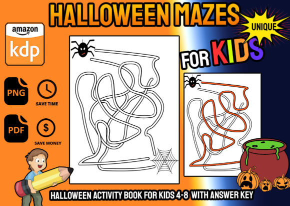 Download Halloween Maze Game for Children - Premium Resources